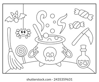 Halloween coloring pages for kids