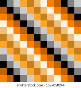 Halloween colors pattern, square pattern, orange black gray beige and brown background pattern, autumn colors, fall colors, halloween background, geometric pattern