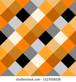 Halloween colors pattern, square pattern, orange black gray beige and brown background pattern, autumn colors, fall colors, halloween background, geometric pattern