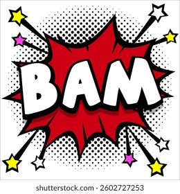 Halloween comic book explosion vector illustration