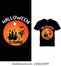 Halloween Is Coming T-shirt Design