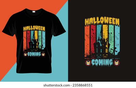 Halloween is coming t-shirt design. Here You Can find and Buy t-Shirt Design.