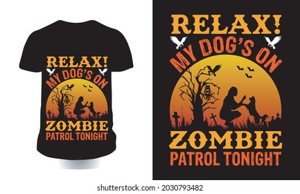 Halloween kommt. Halloween-Vektordesign. Halloween Illustration T-Shirt Design für Ihr Unternehmen. Halloween T-Shirt Design.