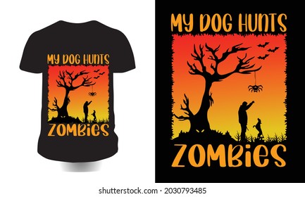 Halloween Is Coming. Halloween Vector design. Halloween Illustration T-shirt Design For Your Business. Halloween T-shirt Design.