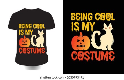 Halloween Is Coming. Halloween Vector design. Halloween Illustration T-shirt Design For Your Business. Halloween T-shirt Design.