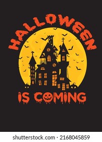 Halloween is comming a party poster