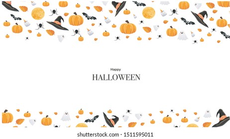 Halloween concept design of vector.