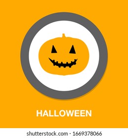 halloween concept icon. Simple element illustration. halloween concept symbol design. Can be used for web and mobile UI/UX