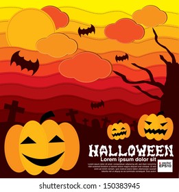 Halloween Concept Vector Illustration.EPS10