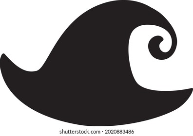 Halloween costume, black pointed hat