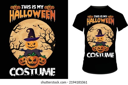 halloween costume lover t shirt design