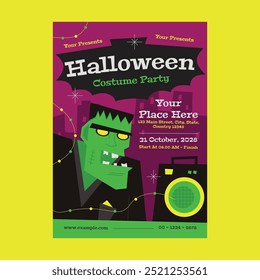 Halloween Costume Party Social Media Flyer