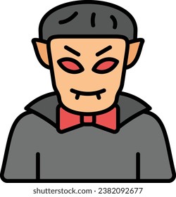 Halloween Costume vector icon. Can be used for printing, mobile and web applications.