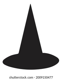 Halloween Costume Witch Hat, Vector 