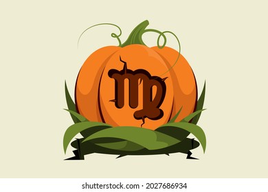 Halloween Cracked Zodiac Pumpkin from Dark Side