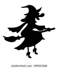 halloween creepy scary witch vector symbol icon design. Beautiful illustration isolated on white background
