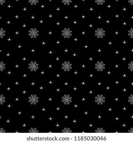 Halloween creepy web spider and star dark seamless pattern. vector illustration for fashion textile print and wrapping with festive design.