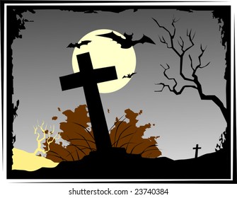 Halloween with cross	