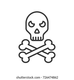 Halloween cross icon, illustration isolated vector sign symbol