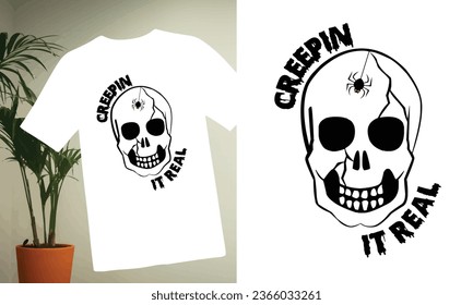 Halloween custom trendy tshirt design