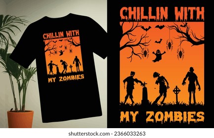 Halloween custom trendy tshirt design