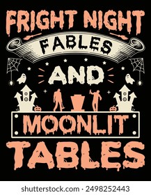 Halloween Custom Typography T Shirt Design