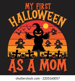 Halloween Custom vector t shirt design