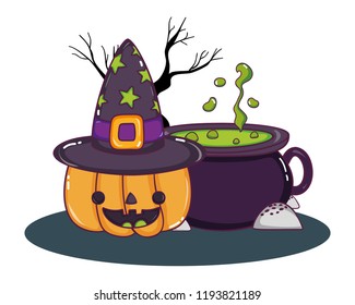 Halloween cute cartoons