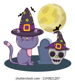 Halloween cute cartoons