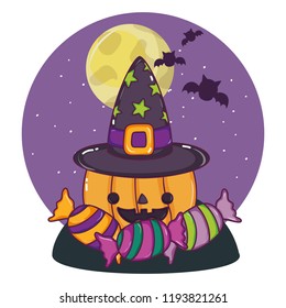 Halloween cute cartoons