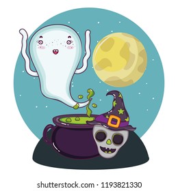 Halloween cute cartoons
