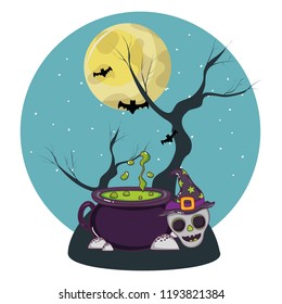 Halloween cute cartoons