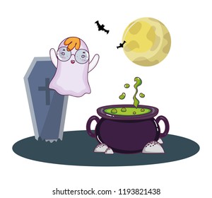 Halloween cute cartoons