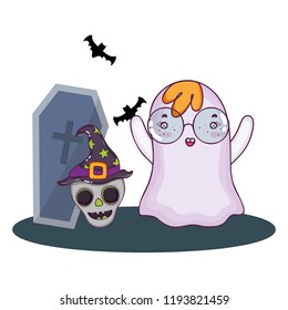 Halloween cute cartoons