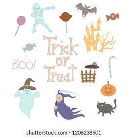 Halloween cute doodle