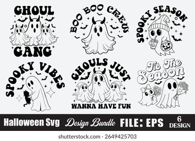 halloween cute ghost cut file design ,top unique tex ,unique ghost ,hot ghost, halloween design bundle eps