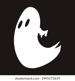 Halloween cute ghost graphic element 