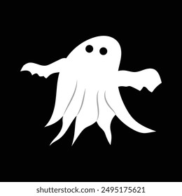 Halloween cute ghost graphic element 