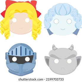 Halloween Cute Ghost Paper Mask