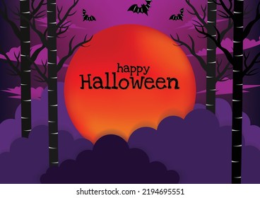 halloween cute item banner vector design