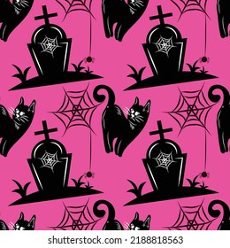 halloween cute item seamless vector design