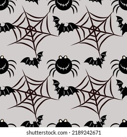 halloween cute item seamless vector design