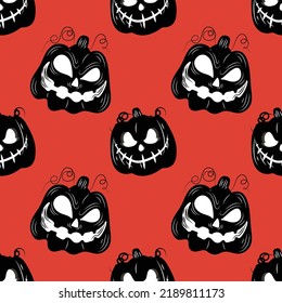 halloween cute item seamless vector design