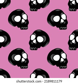 halloween lindo artículo diseño vectorial sin fisuras