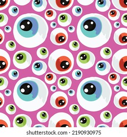 halloween cute item seamless vector design