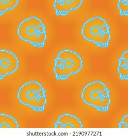 halloween lindo artículo diseño vectorial sin fisuras