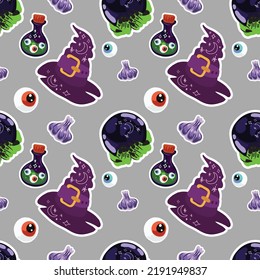 halloween adorable artículo semless vector design