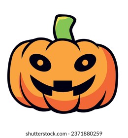 halloween cute pumpkin illustration isolated