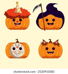 halloween cute pumpkin monster sepcial event