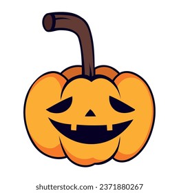 halloween cute pumpkin spooky illustration isolated